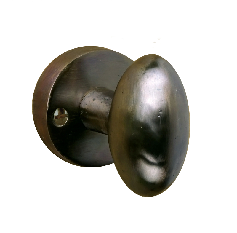 KENT deurknop olijf op rozet bruin brons